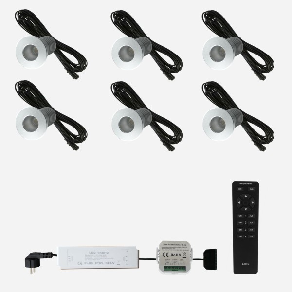 2Watt Mikro-Komplettsets dimmbar